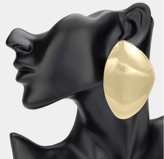 Abstract Oblong, Fashion Statement Earring