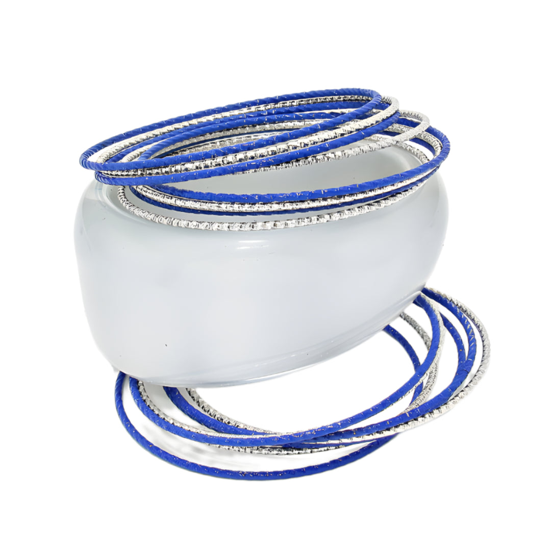 Bangle Bracelet Set - 16 Pieces