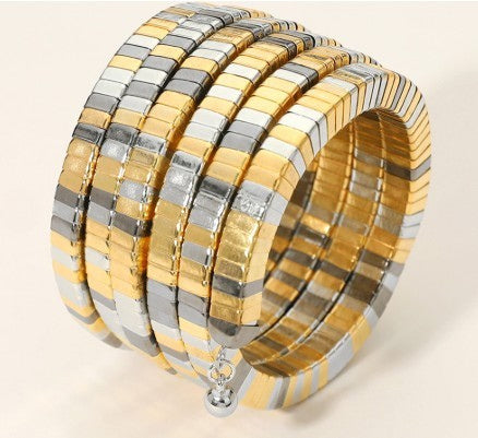 Square Coil Bracelet
