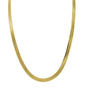 Herringbone Chain - Gold