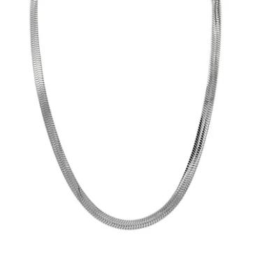 Herringbone Chain - Silver