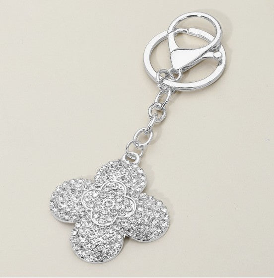 Clover Quatrefoil Keychain / Purse Charm