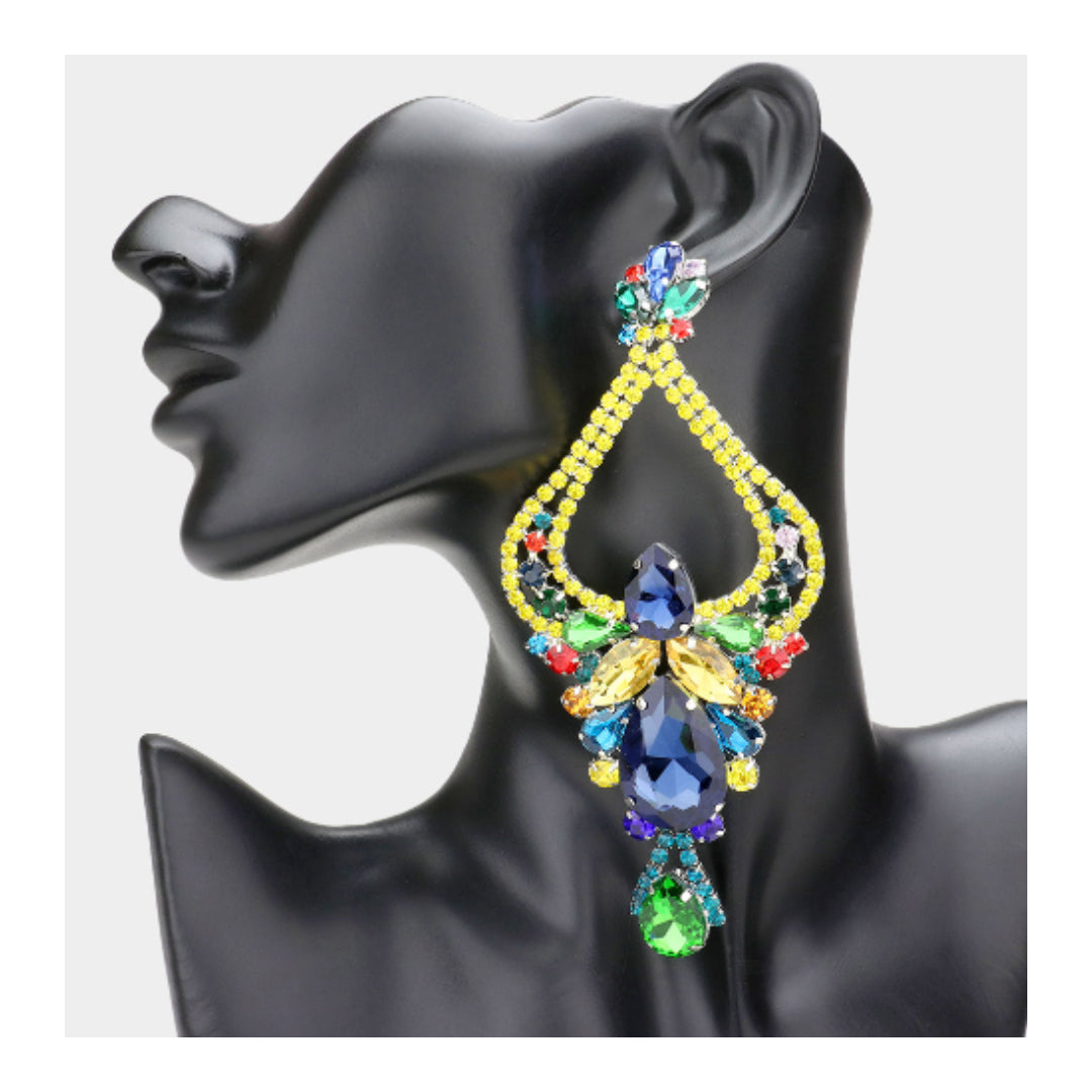 Teardrop Chandelier Earrings