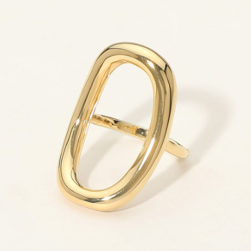 Stainless Steel Adjustable Oval Ring