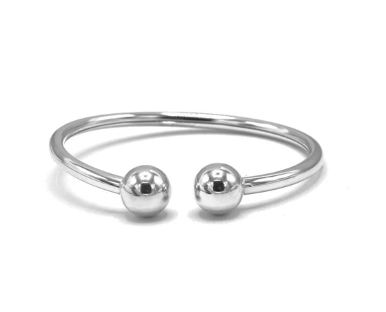 Open Bangle - Silver