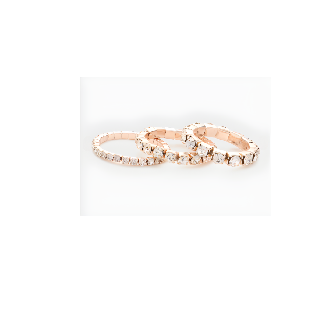 Rosegold Stretch Ring Set