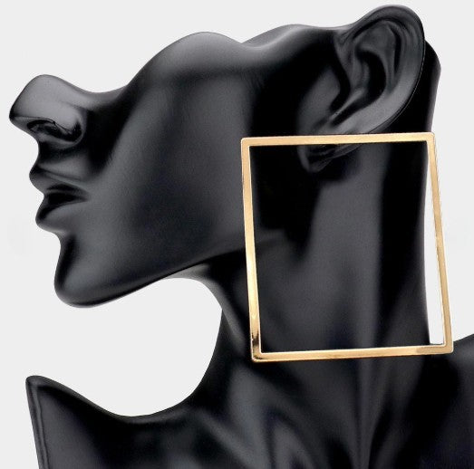 Square Statement Earrings