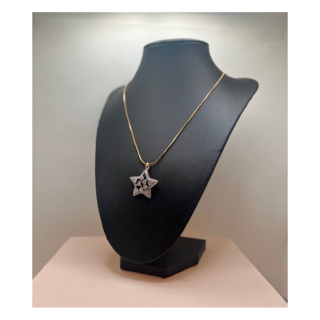 Crystal Star Pendant Necklace