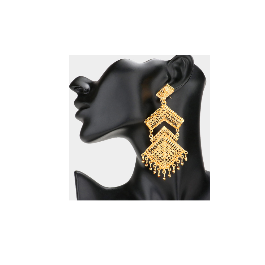Abstract Statement Earrings