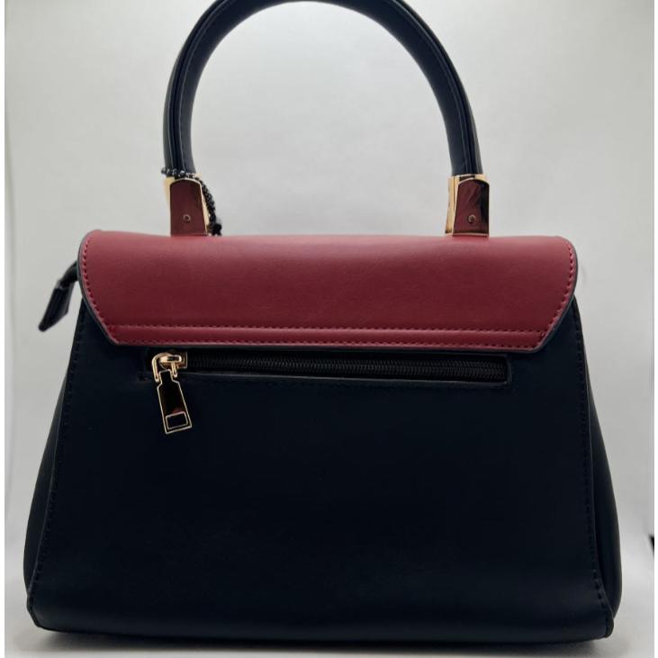 Black & Red Satchel