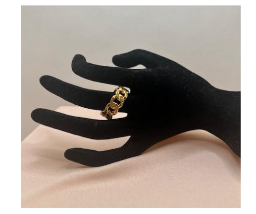 Chain Link Ring - Gold