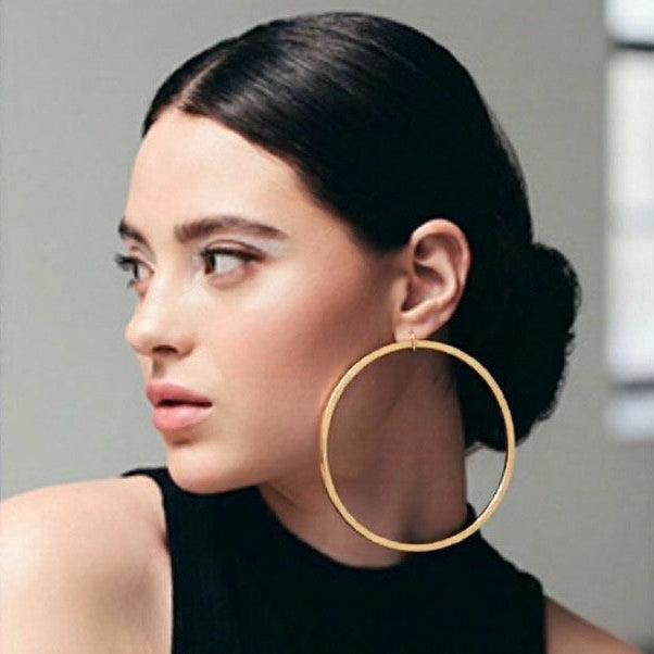 Circle Statement Earrings