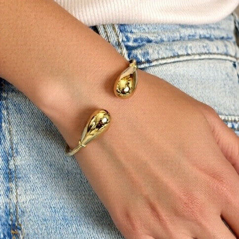 Classy Bulb Bangle, Gold-Filles & Tarnish Resistant