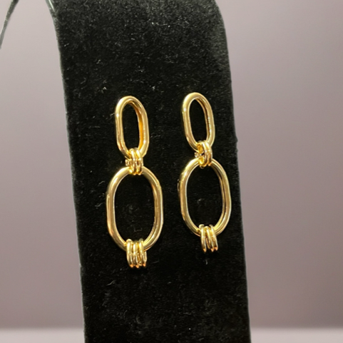 Double Oval Earrings