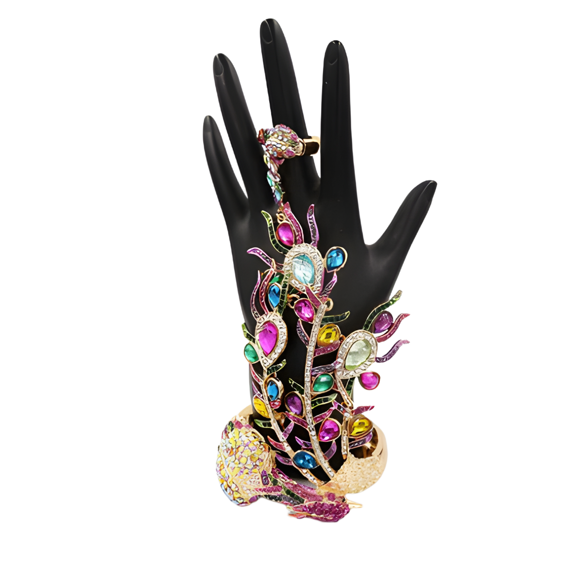 Hand Bracelet Peacock Style