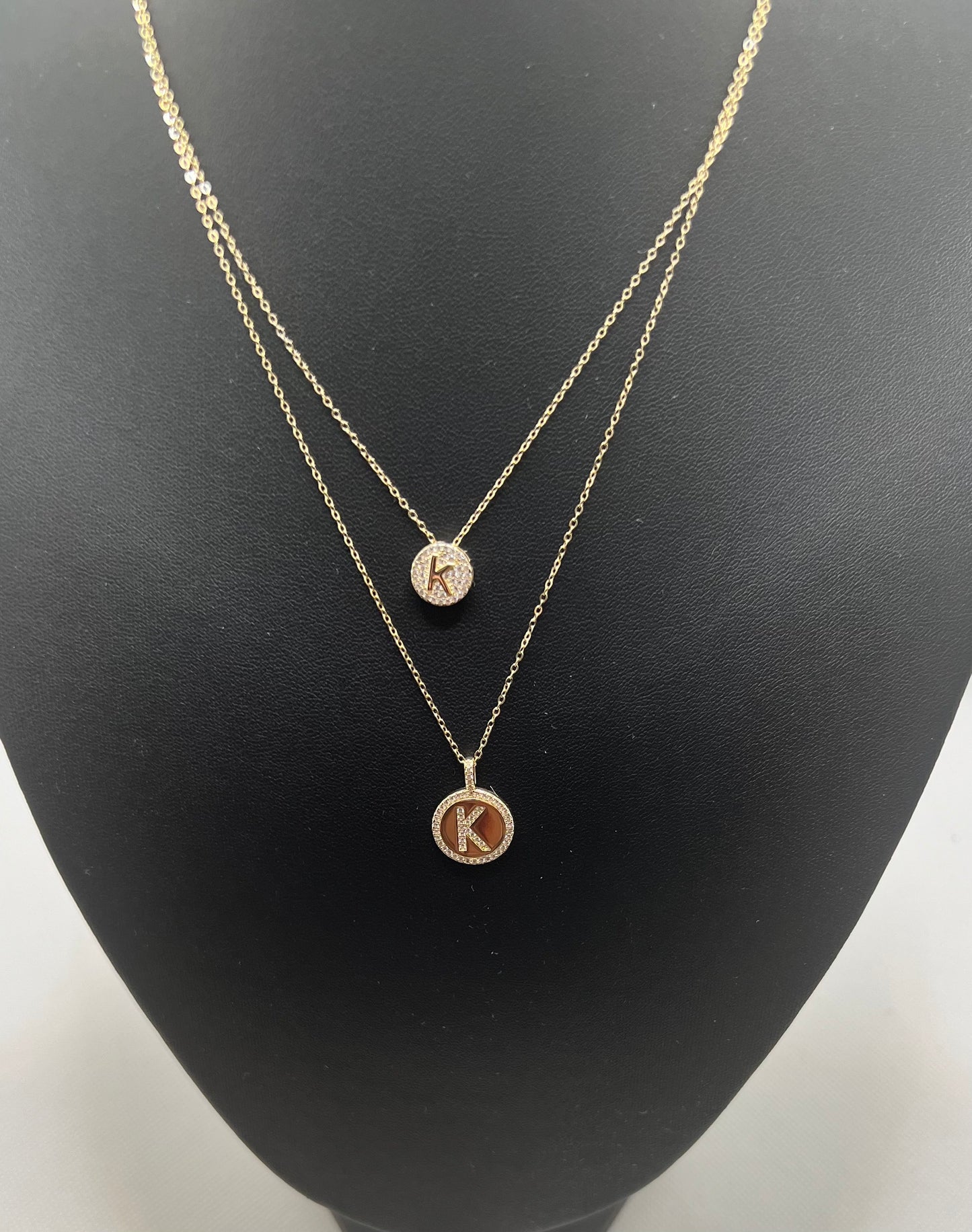 Sterling Silver Initial Pendant Necklace