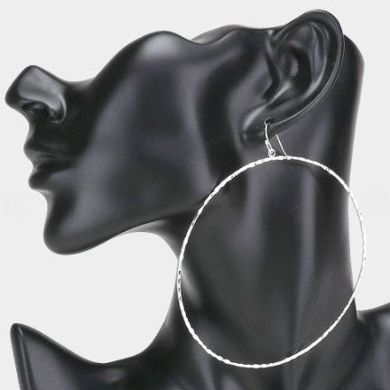 Oversized Metal Hoops