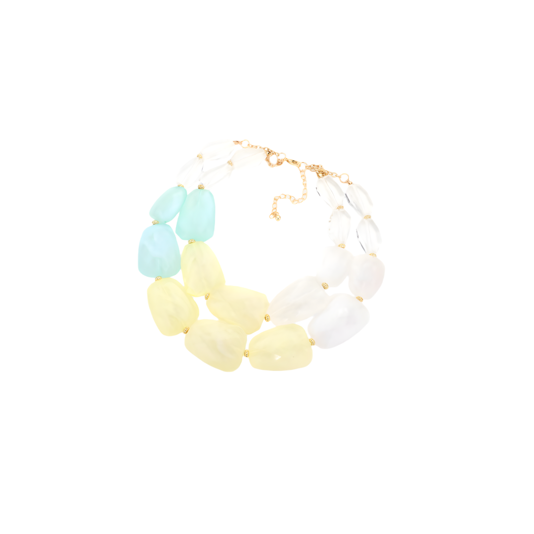 Pebble Resin Necklace