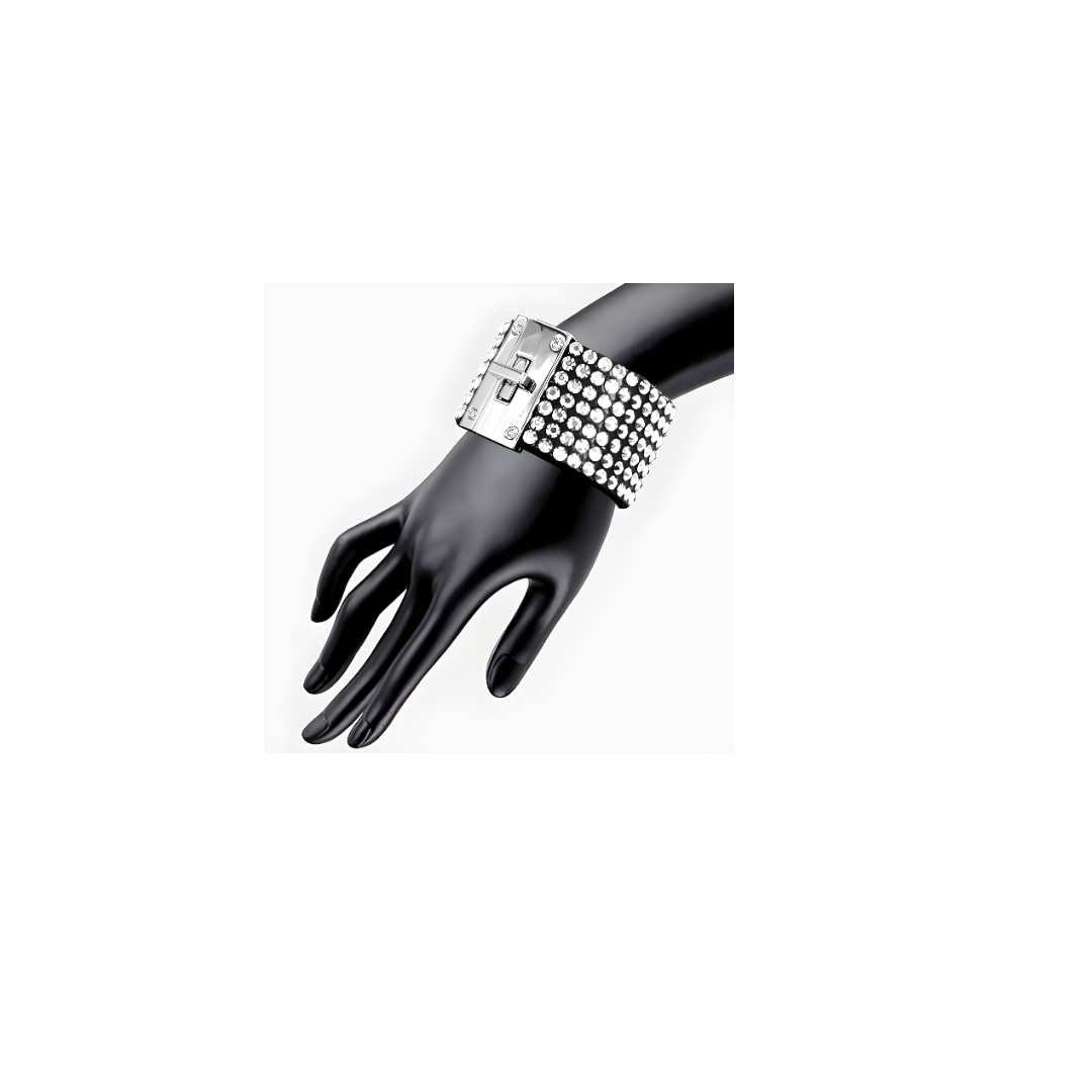 Rhinestone Studded Bracelet