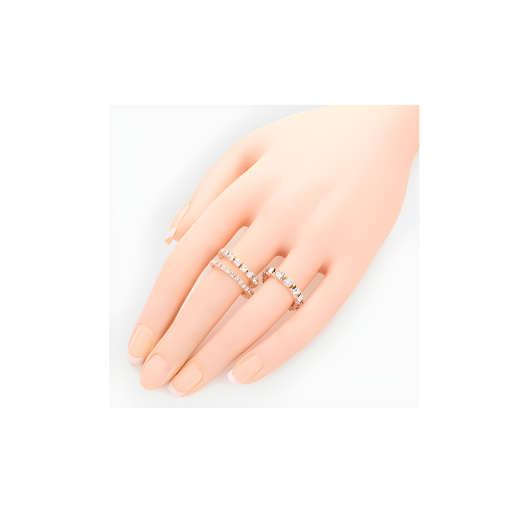 Rosegold Stretch Ring Set