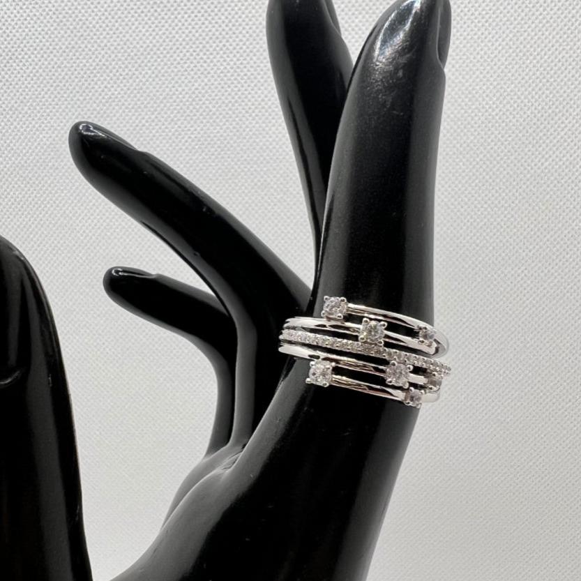 Sterling Silver Multi Band Ring