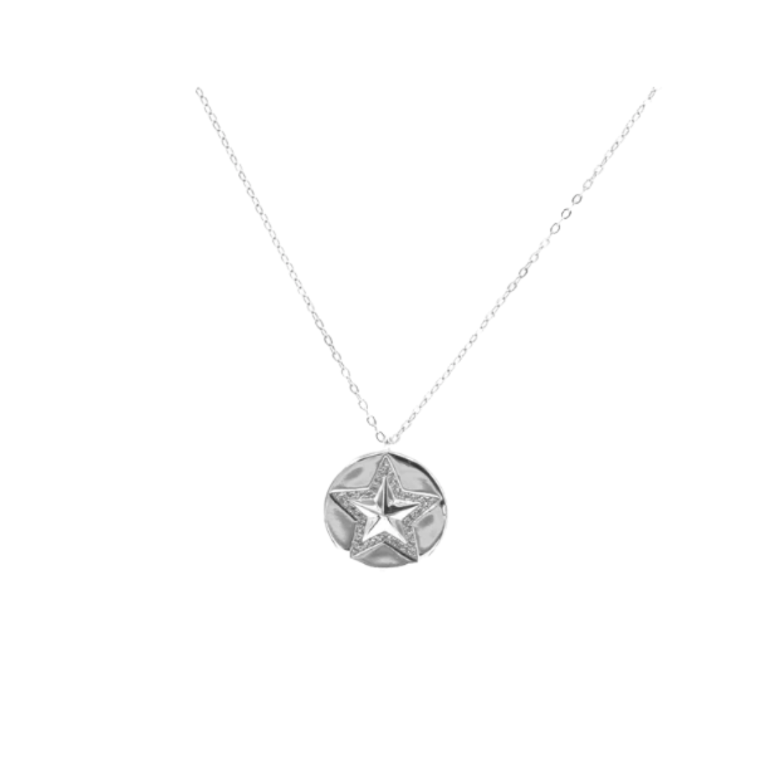 Sterling Silver Star Pendant Necklace