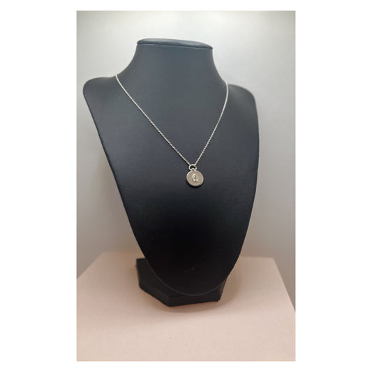 Sterling Silver Teardrop Pendant Necklace