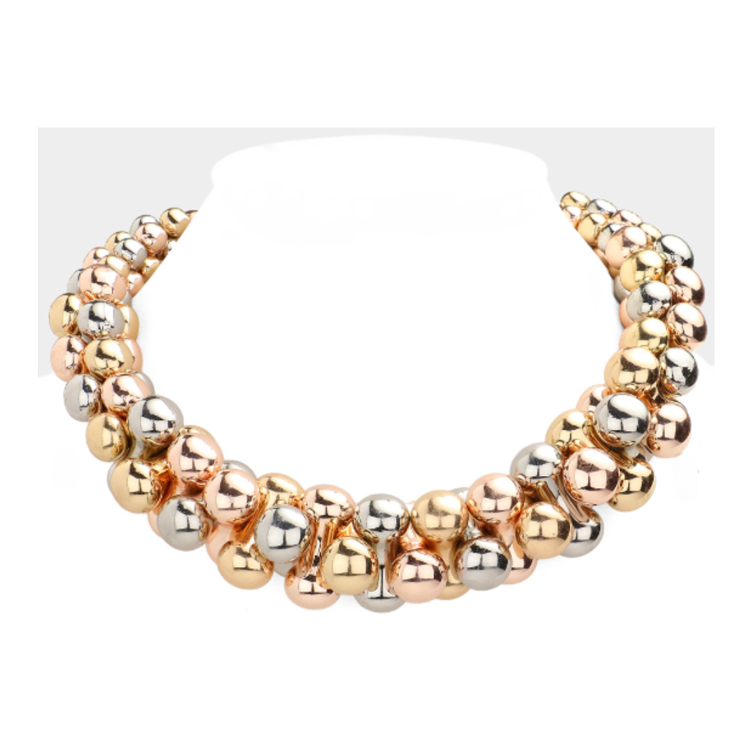 Cluster Ball Necklace