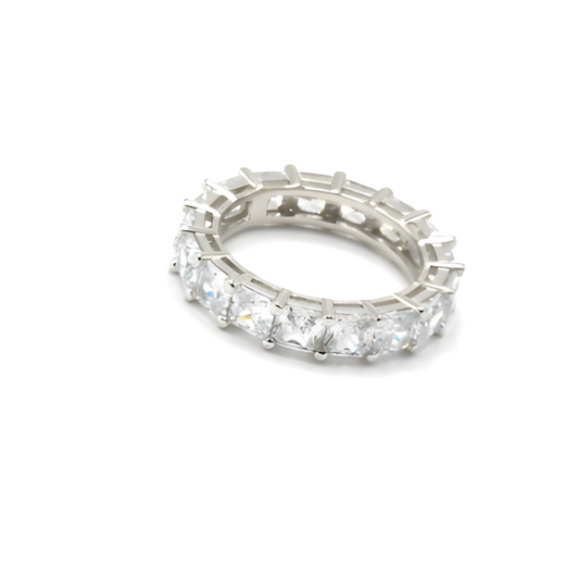 Square Stone Eternity Band