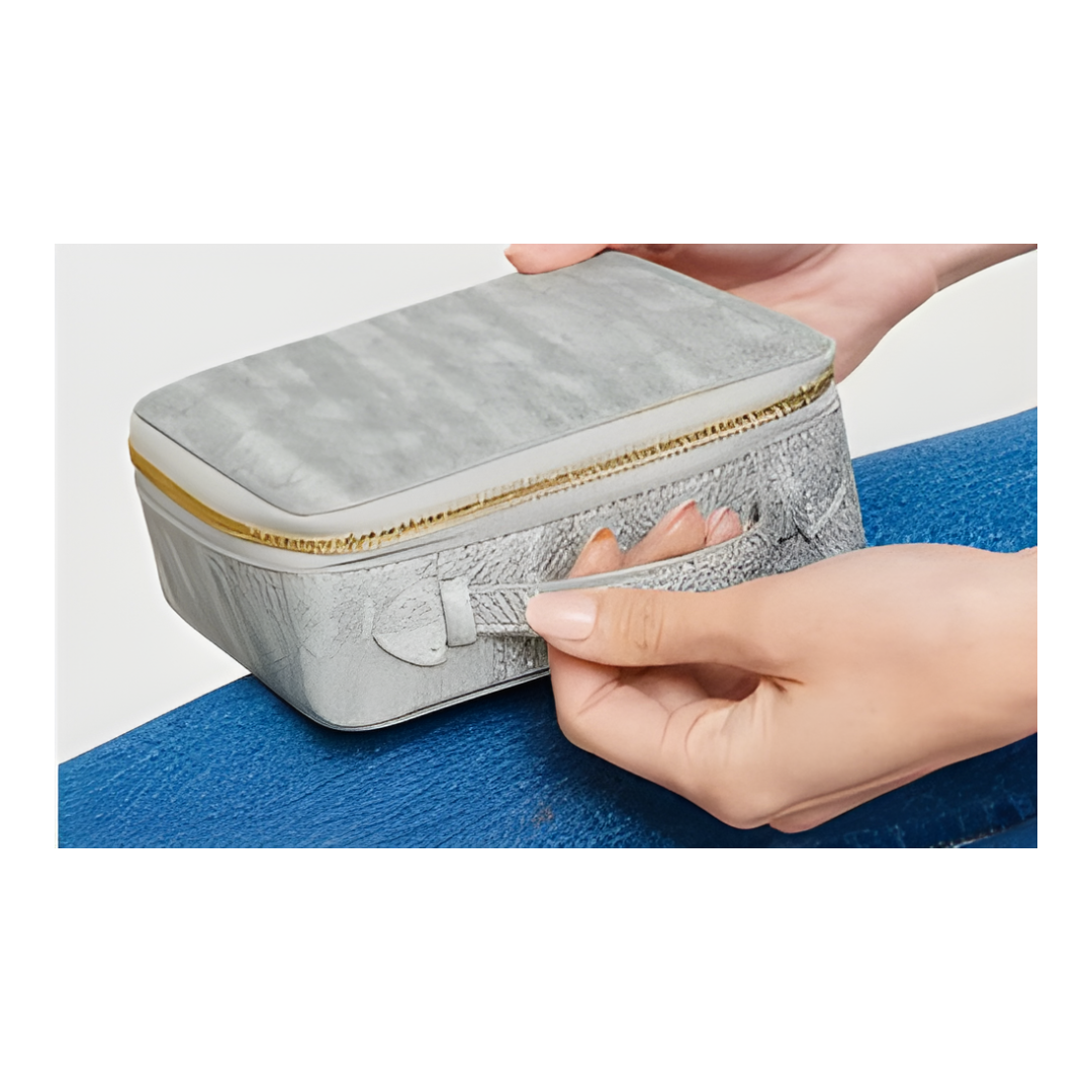 Square Make Up Bag w/ Mirror