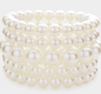 Multi Strand Pearl Bracelet