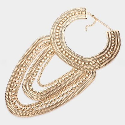 Abstract Collar Necklace