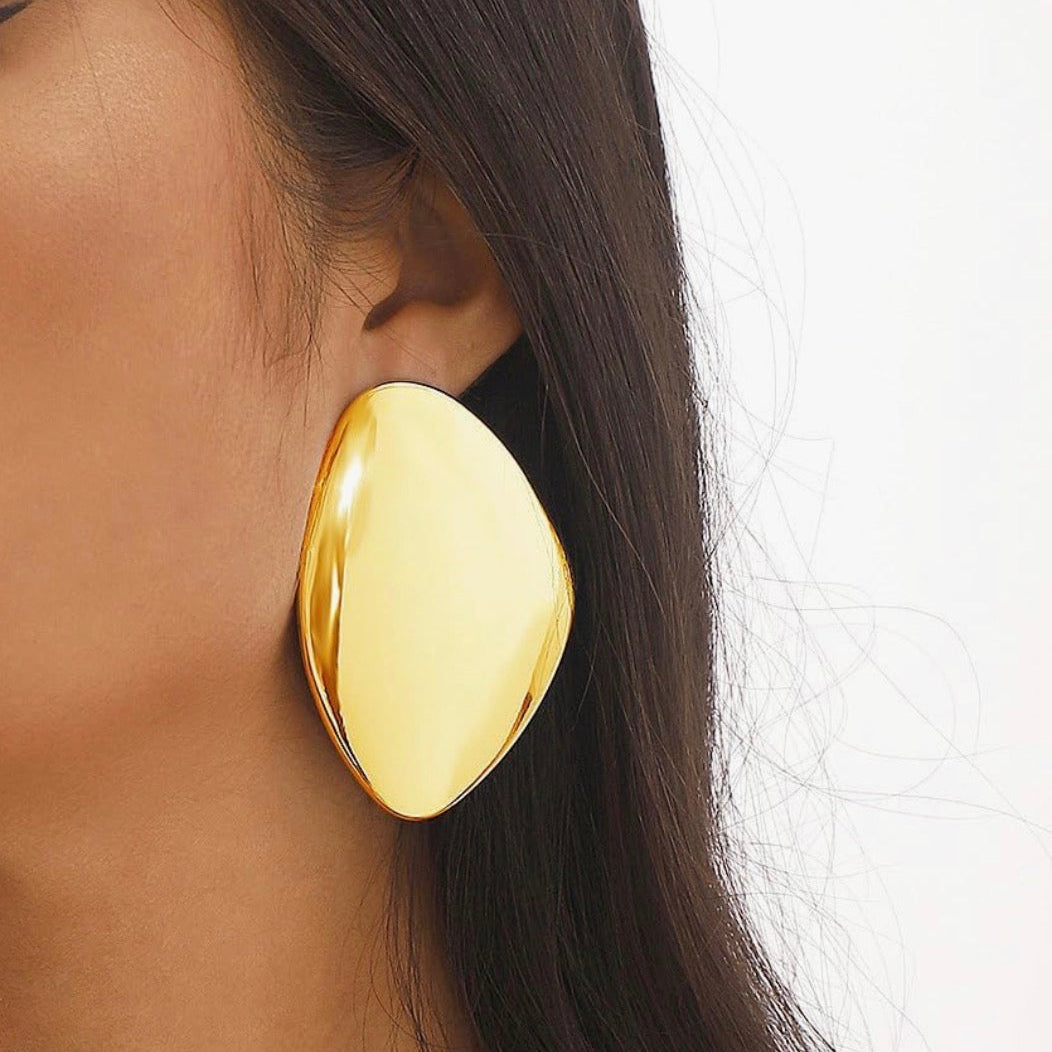 Abstract Oblong Earrings