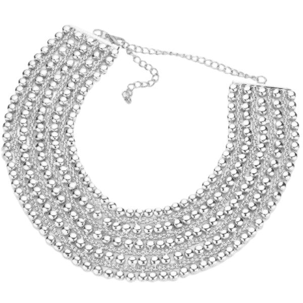 Metal Round Design Choker