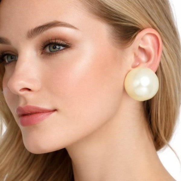 Oversized Pearl Earrings