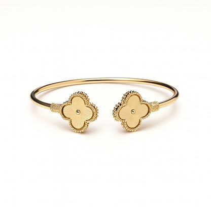 Clover Quatrefoil Bangle