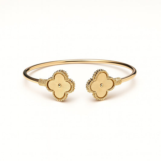Clover Quatrefoil Bangle