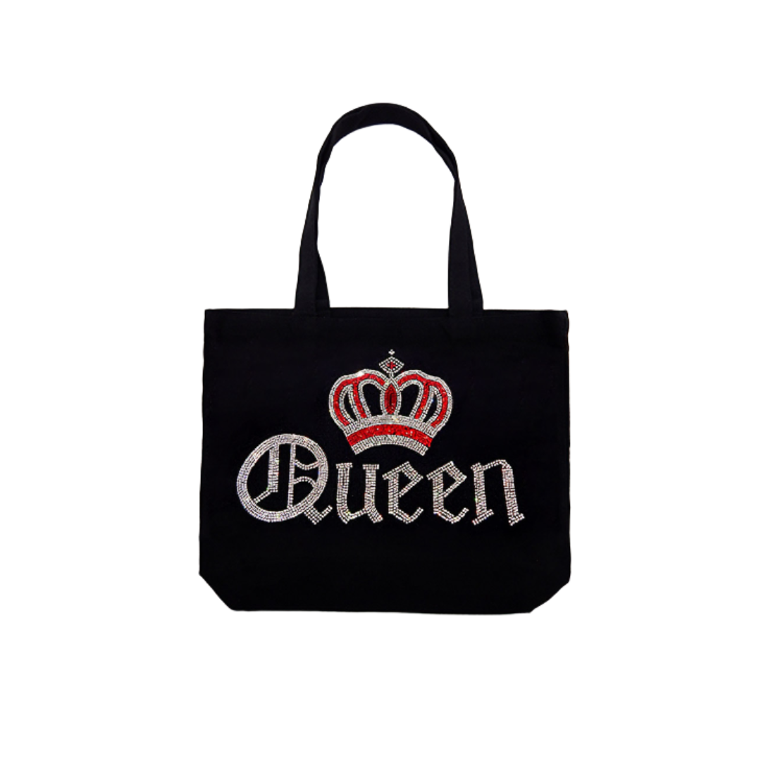 Queen Bling Message Tote