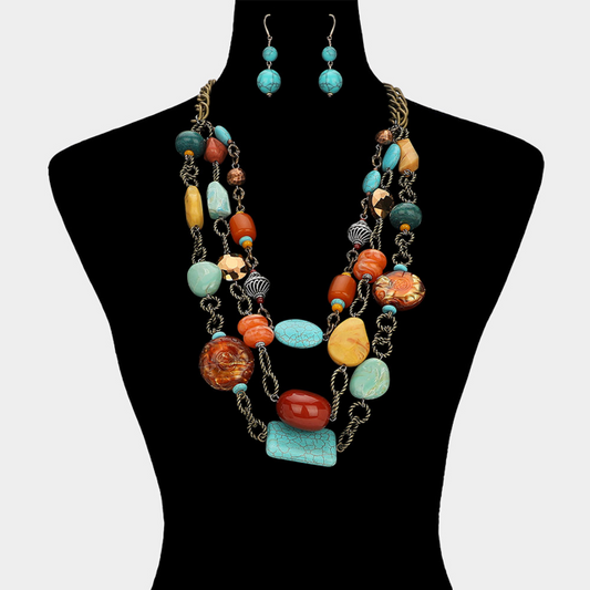 Turquoise Statement Necklace