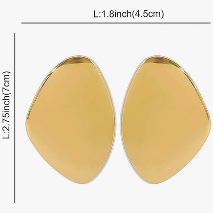 Abstract Oblong Earrings