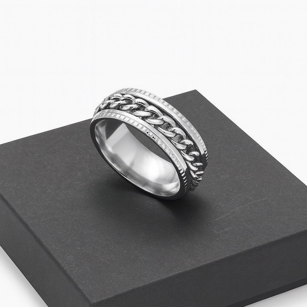 Fidget - Anxiety Relief Ring, Brass Hypoallergenic