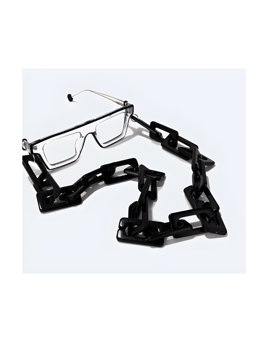 Eyeglasses Chain Link - Chunky Black