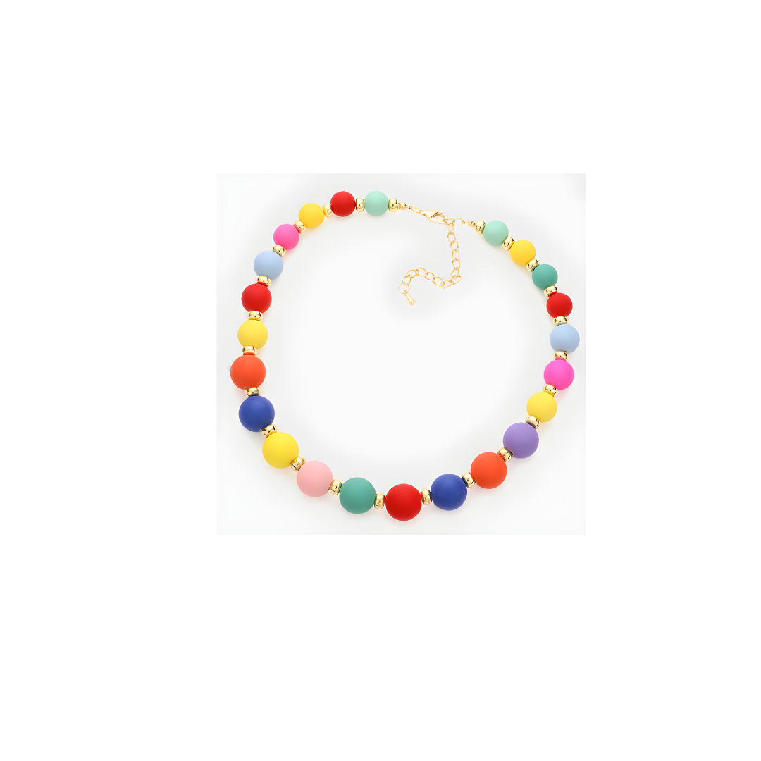 Color Bead Necklace