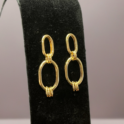 Double Oval Earrings
