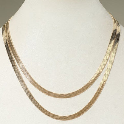 Double Herringbone Necklace