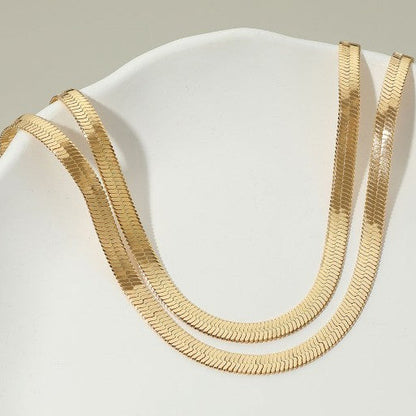Double Herringbone Necklace