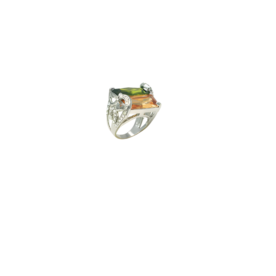 Double Emerald Cut Ring