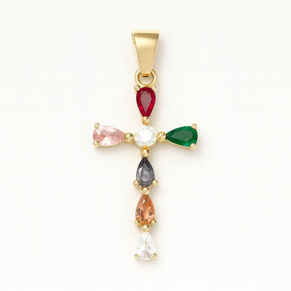 Everyday Faith Gold Necklace: 18-inch Figaro Chain, Tarnish-Free, Multiple Styles