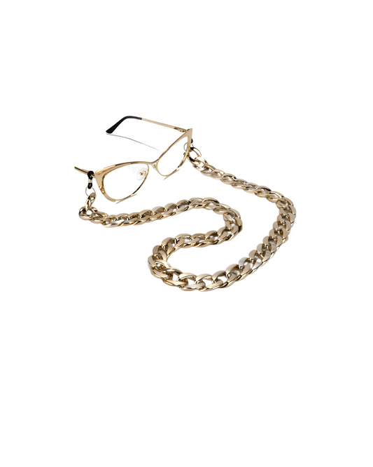 Eyeglasses Gold Link Chain