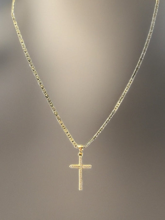 Gold Chain w/ Cross